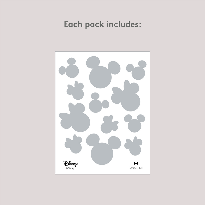 Mickey and Minnie Suncatcher Decal