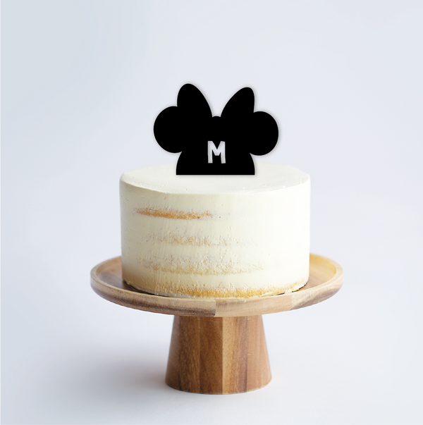 Minnie Half Motif Cut-through Cake Topper