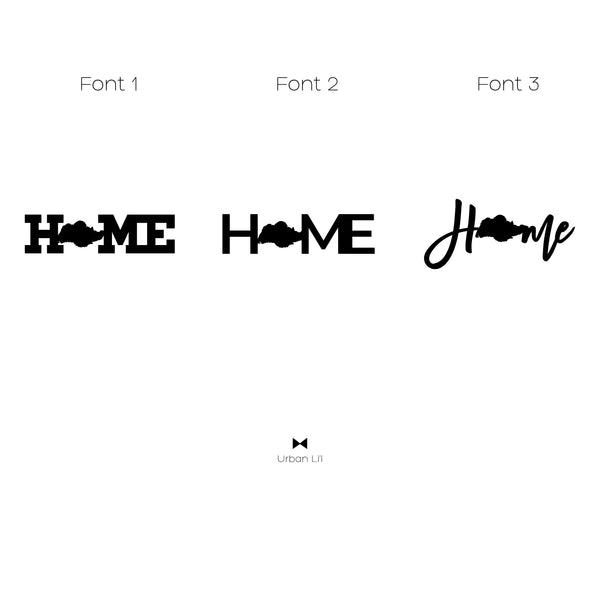 Singapore Home Plaque -Single
