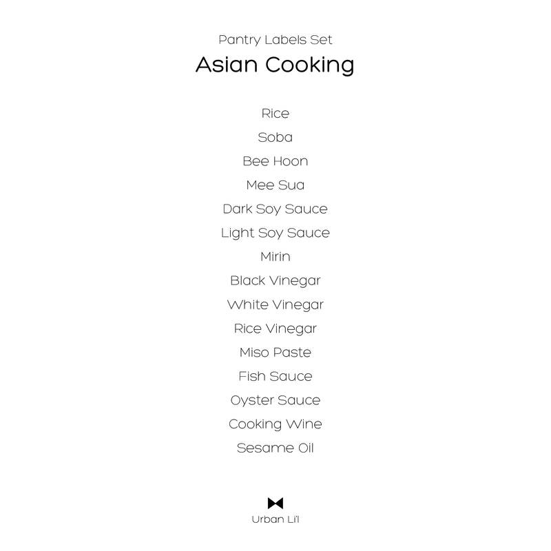 Pantry Label Sets