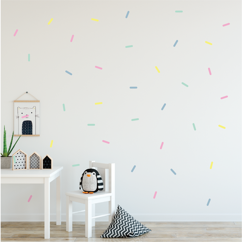 Pastel Sprinkles Fabric Decal - Urban Li'l