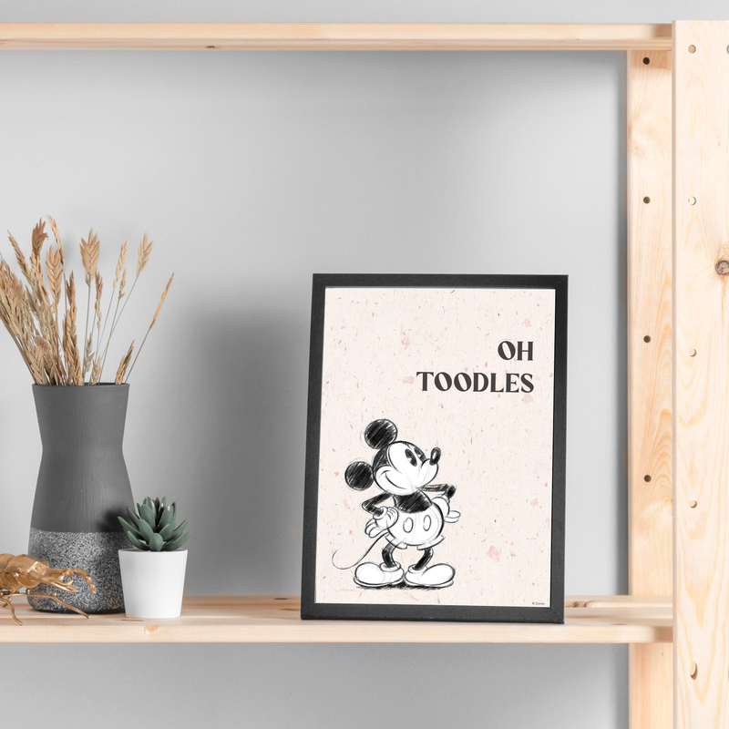 Pencil Mickey Custom Poster