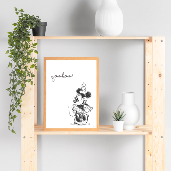 Pencil Minnie Custom Poster