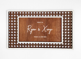 Rattan Welcome Wedding Signage