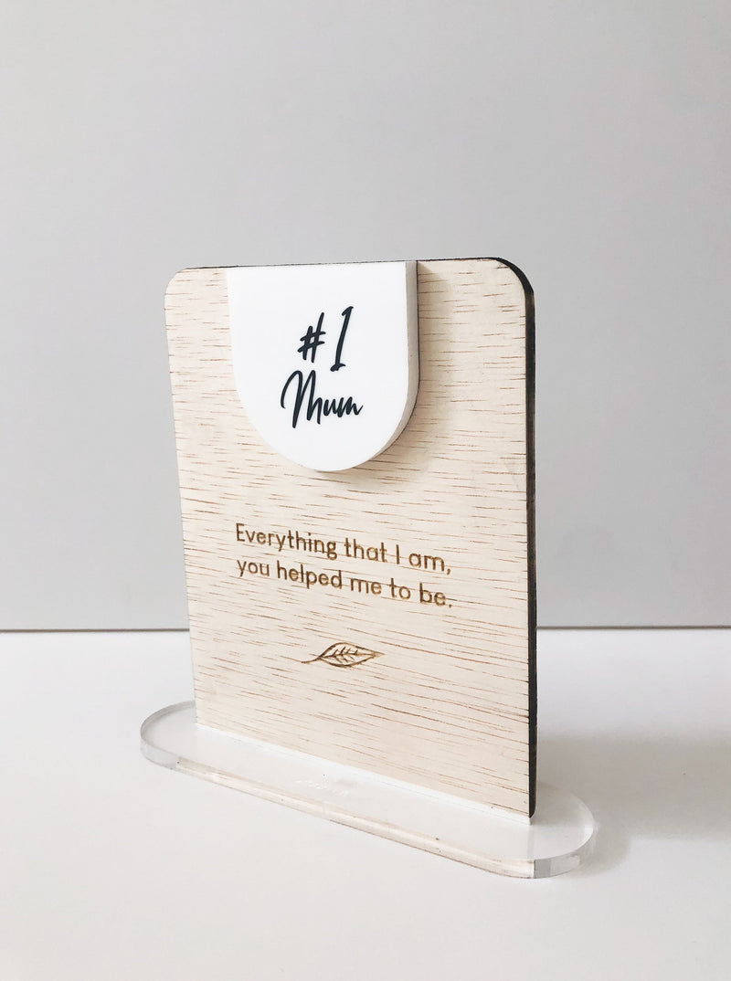Standing Note Card Mother's Day Standing Note - Rectangle