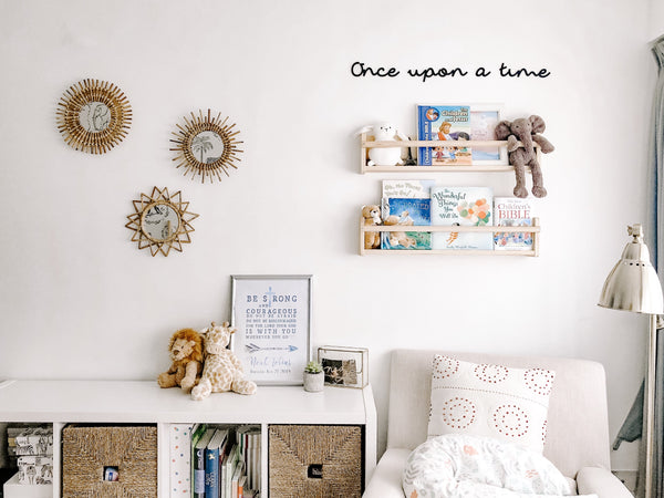 'Once upon a time' Nursery Signage