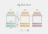 My Food Stand Playroom Fabric Decal by Styledbypt x Urban Li'l
