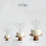 Minnie Name & Numeral Age Cake Topper