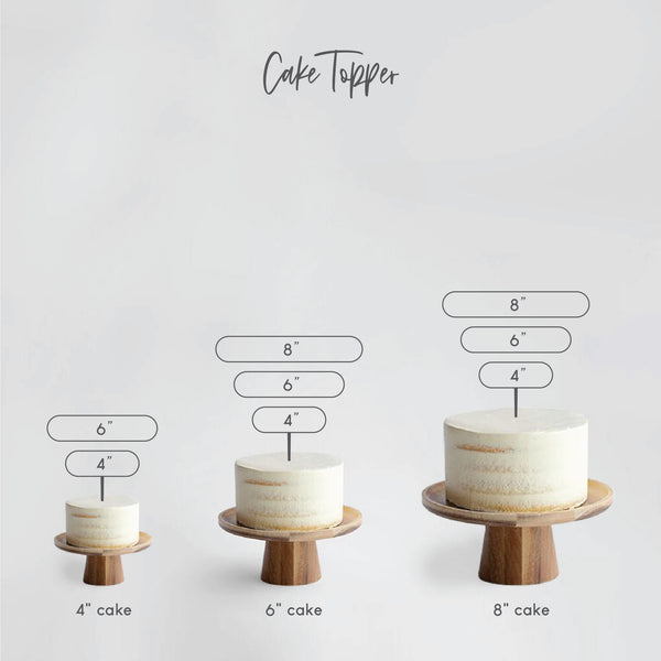 Cross Cake Topper