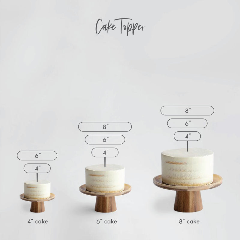 Cross Cake Topper