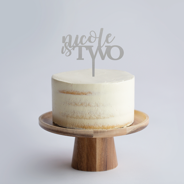Custom Name & Age Cake Topper