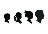 Silhouette Family Poster - Urban Li'l