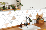 Lines & Triangles Kitchen Backsplash by Styledbypt x Urban Li'l