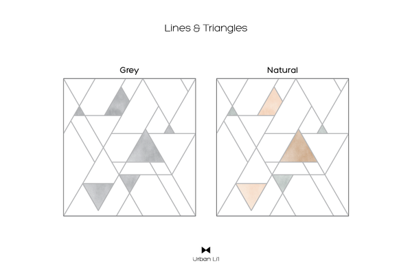 Lines & Triangles Kitchen Backsplash by Styledbypt x Urban Li'l