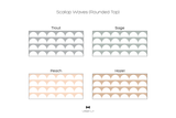 Scallop Waves Kitchen Backsplash by Styledbypt x Urban Li'l