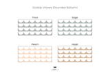 Scallop Waves Kitchen Backsplash by Styledbypt x Urban Li'l