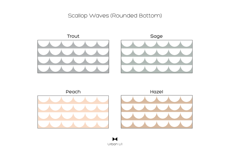 Scallop Waves Kitchen Backsplash by Styledbypt x Urban Li'l