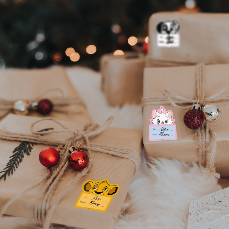 Sweet Disney Animals Gift Tag Stickers