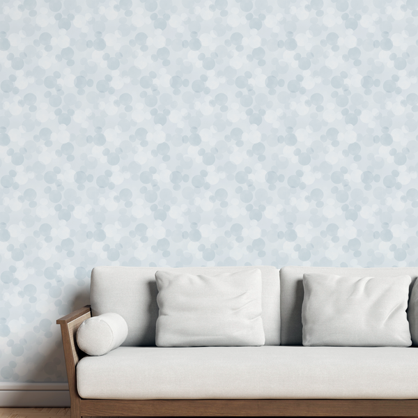 Mickey Textured Mickey Motif Wallpaper