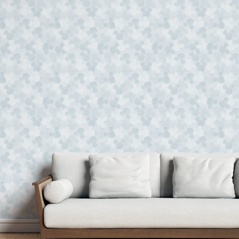 Mickey Textured Mickey Motif Wallpaper