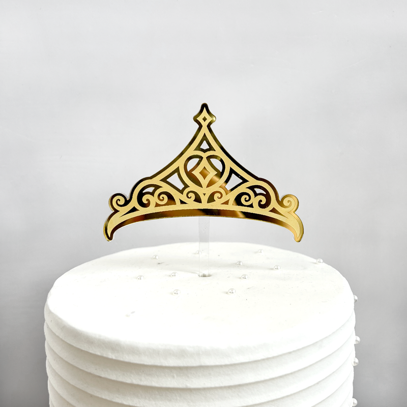 11202020 Edible gold tiara cake topper - Aggy's Cakes & Sweets