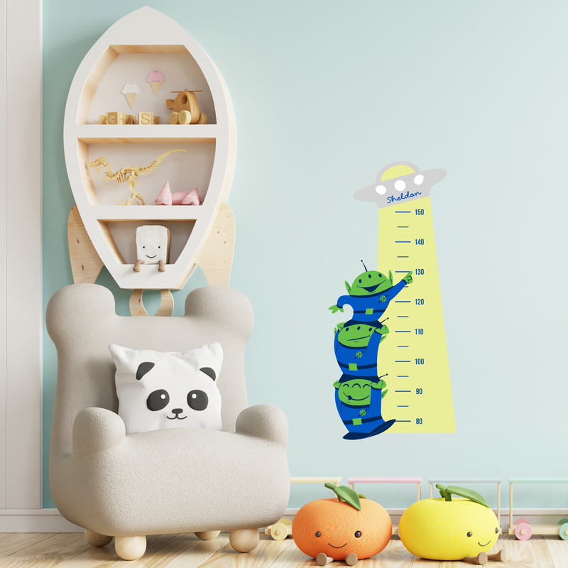 Toy Story Aliens Height Chart Fabric Decal