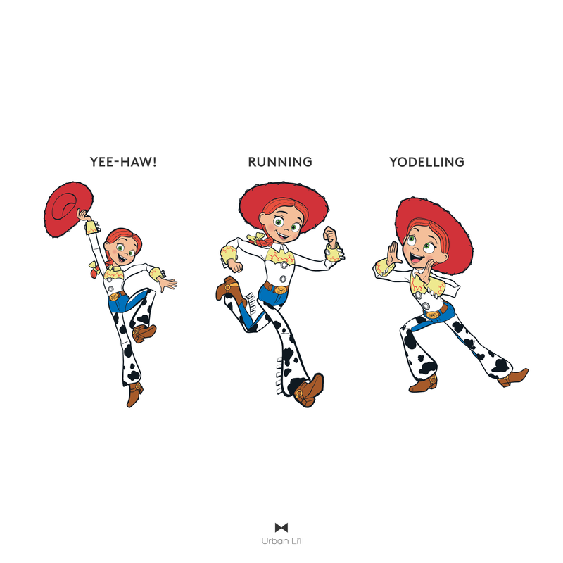 Toy Story Jessie Cowgirl Fabric Decal