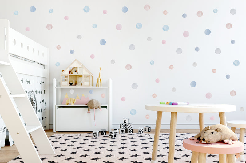 Watercolour Dots Fabric Decal