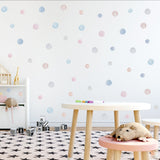 [Sample] Watercolour Dots Fabric Decal