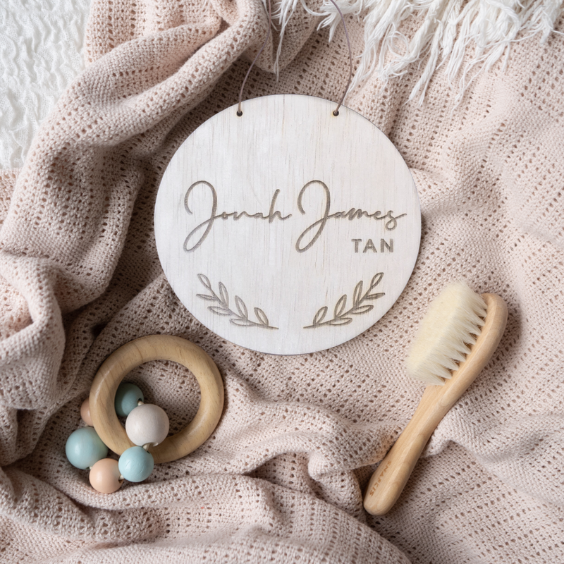 Botanical Nursery Engraved Rounds