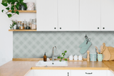 Diamond Tile Kitchen Backsplash by Styledbypt x Urban Li'l