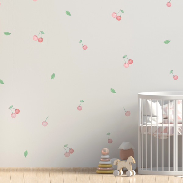 Cherries Me Fabric Decal by Houseofchais x Urban Li'l