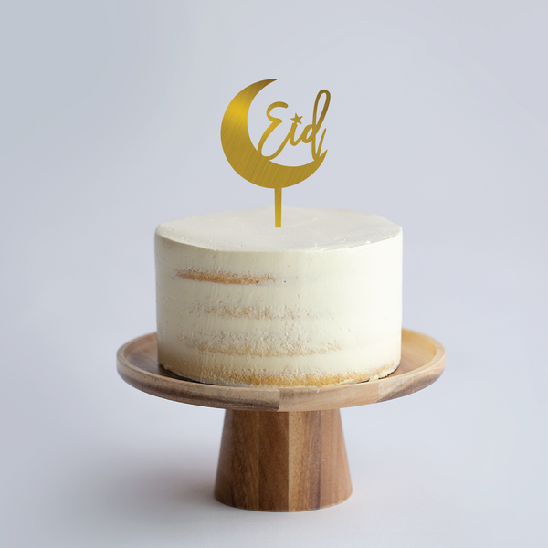 Custom Crescent Cake Topper