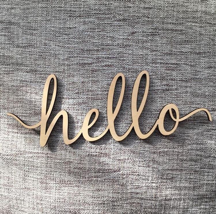 Hello Swirl Hello Swirl Signage