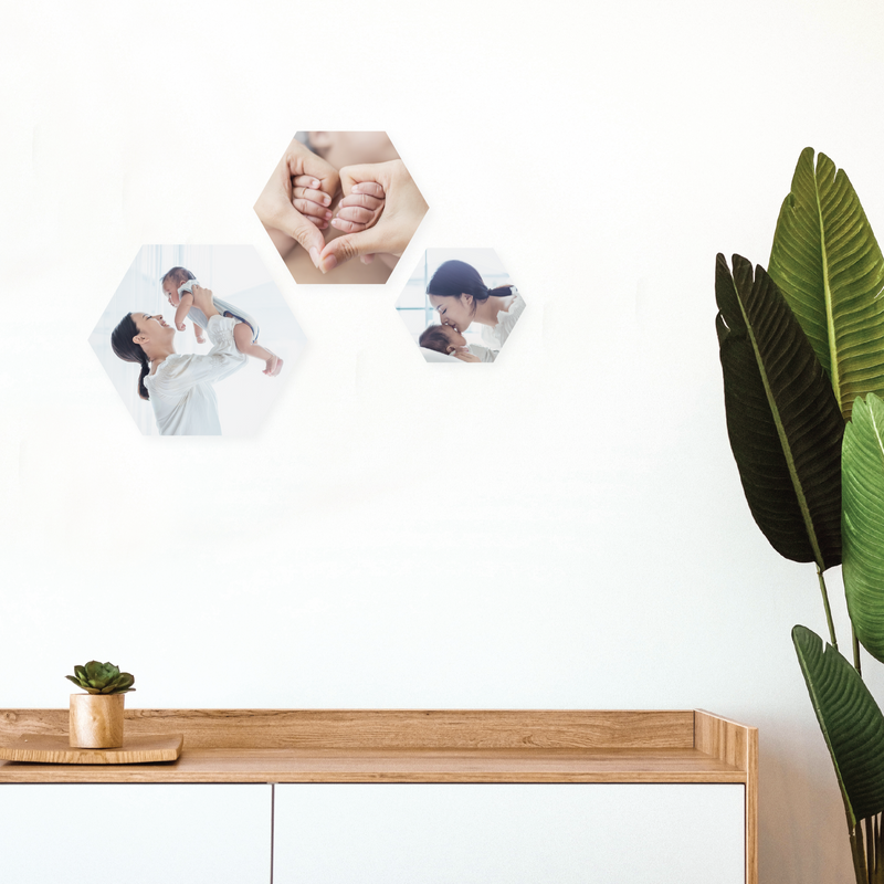 Hex Photo Fabric Decal