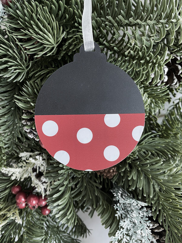 [Sale] Minnie Round Blank Ornament