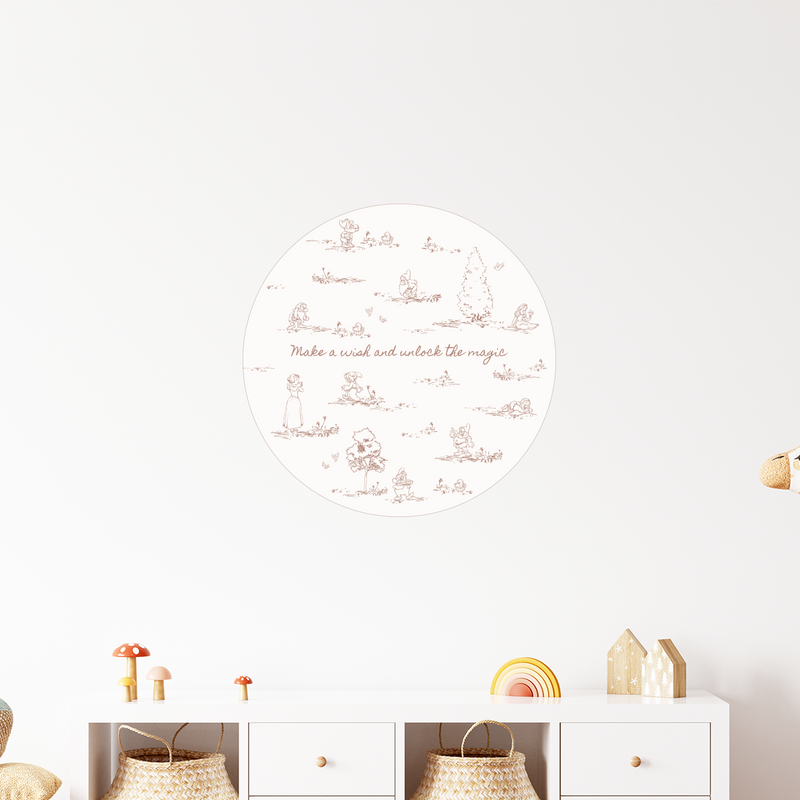 Disney's Princess Round Plaque