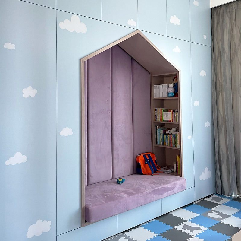 Jumbo Clouds Fabric Decal