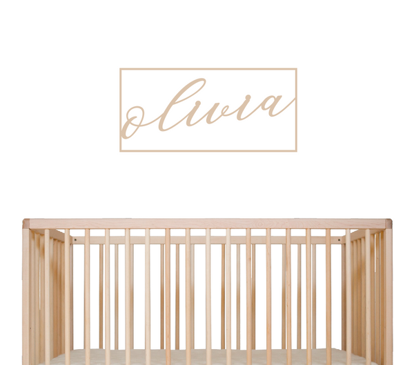 Rectangular Nursery Signage