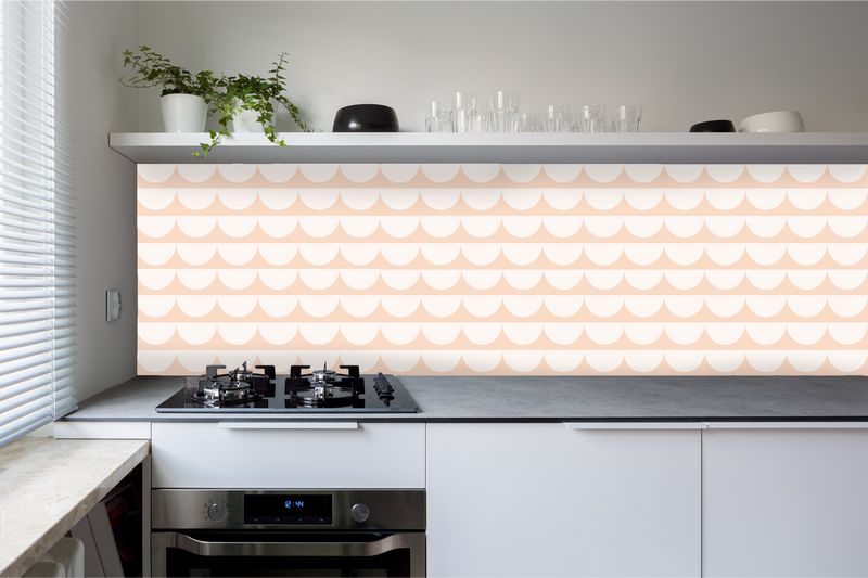 Scallop Waves Kitchen Backsplash by Styledbypt x Urban Li'l