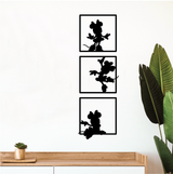 Minnie Framed Silhouette Plaque